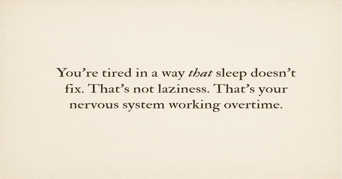 Signs Your Nervous System Is Stuck in Survival Mode