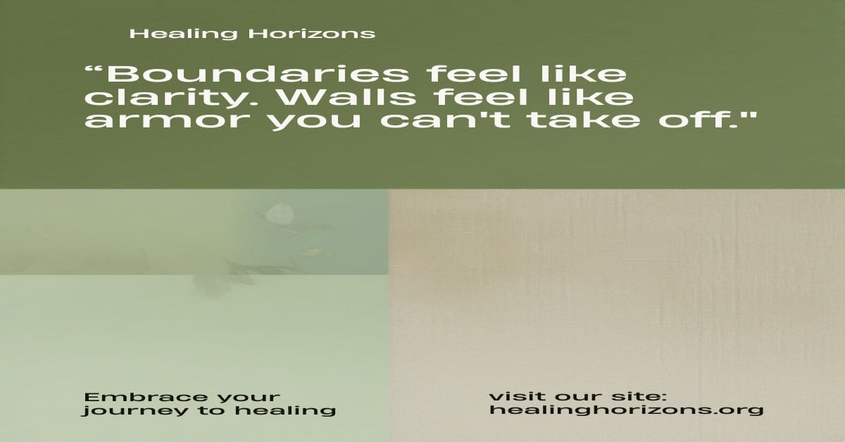 The Difference Between Boundaries and Walls