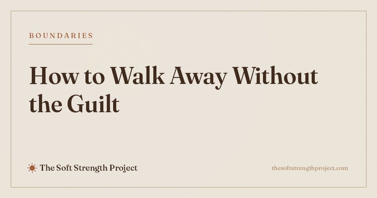 How to Walk Away From a Toxic Friendship Without Guilt